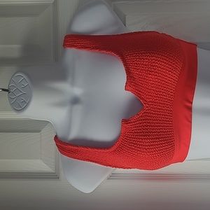 PINK SPORT bra size XS red